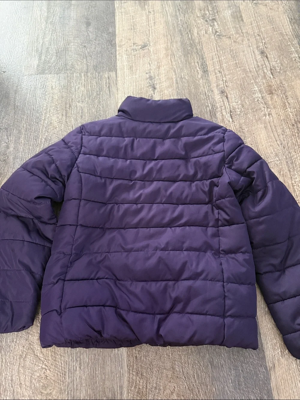 Place Kids Dark Purple Quilted Puffer Jacket